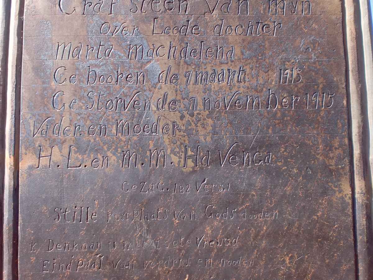 HAVENGA Marta Machdelena 1915-1915