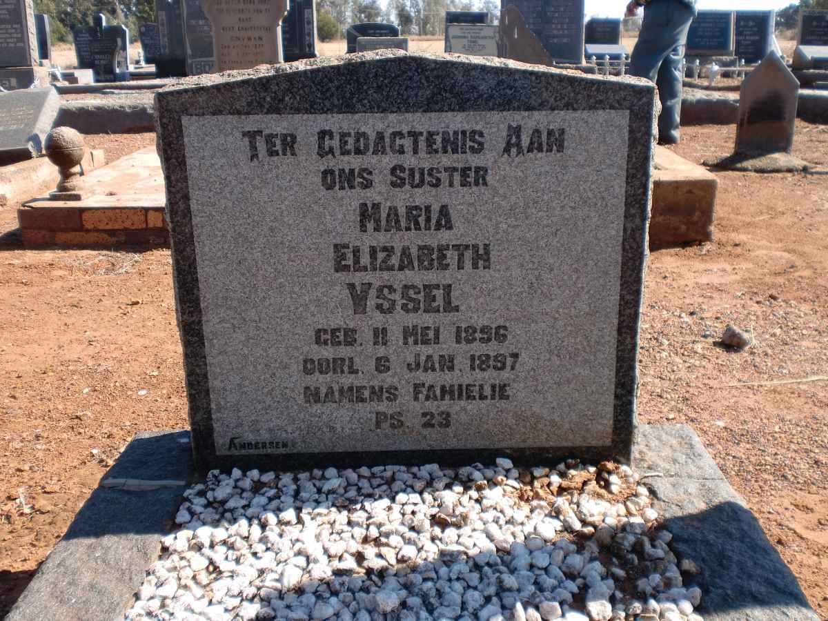 YSSEL Maria Elizabeth 1896-1897