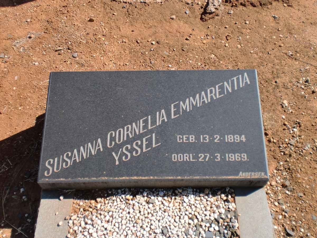 YSSEL Susanna Cornelia Emmarentia 1894-1969