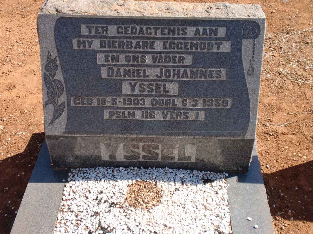 YSSEL Daniel Johannes 1903-1950
