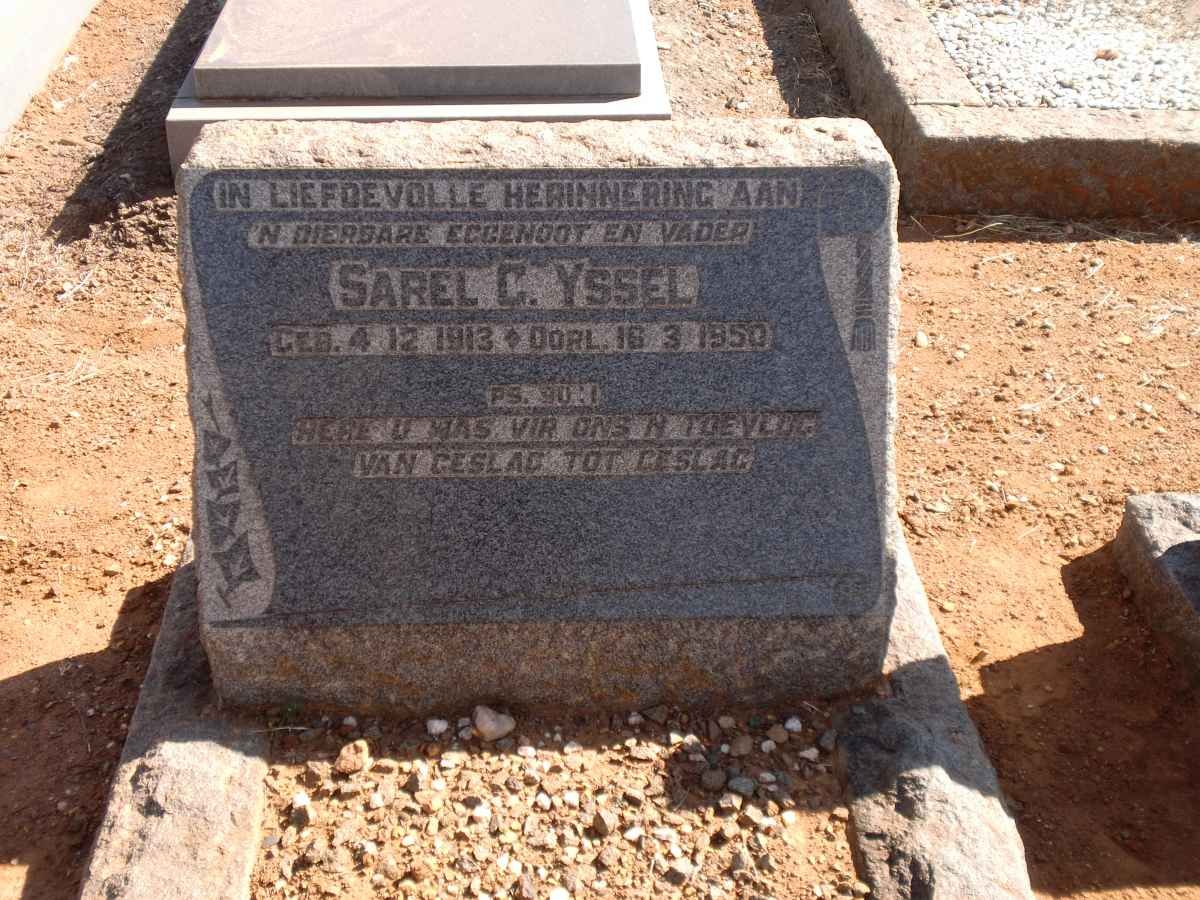 YSSEL Sarel C. 1913-1950