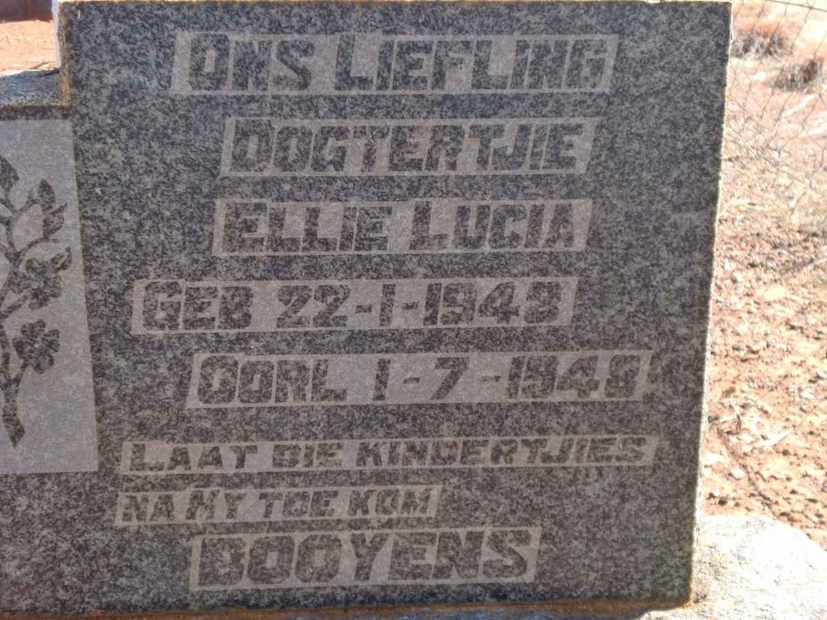 BOOYENS Ellie Lucia 1948-1948