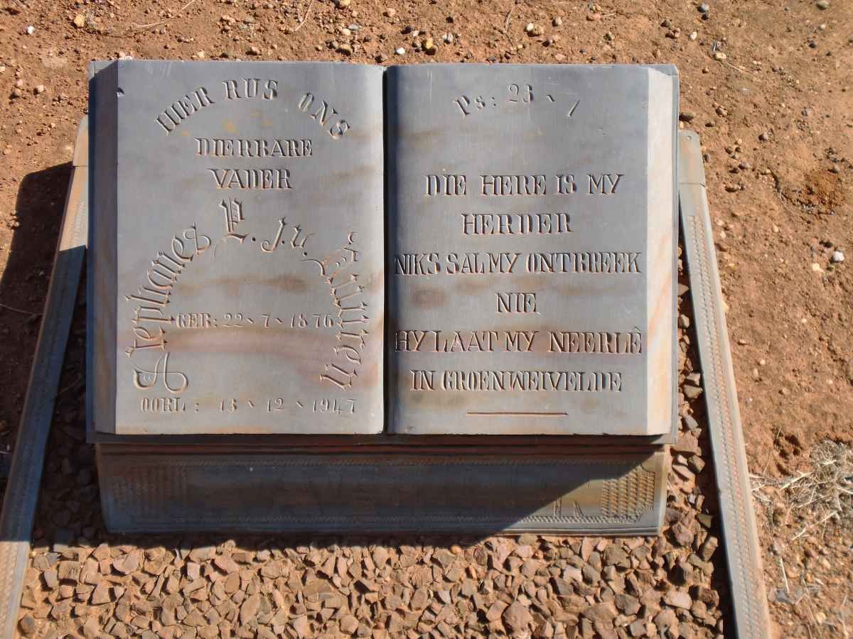 VUUREN Stepahnus L. J.v. 1876-1947
