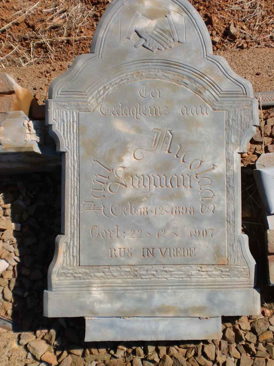 SNYMAN Paul Nicolaas 1898-1907