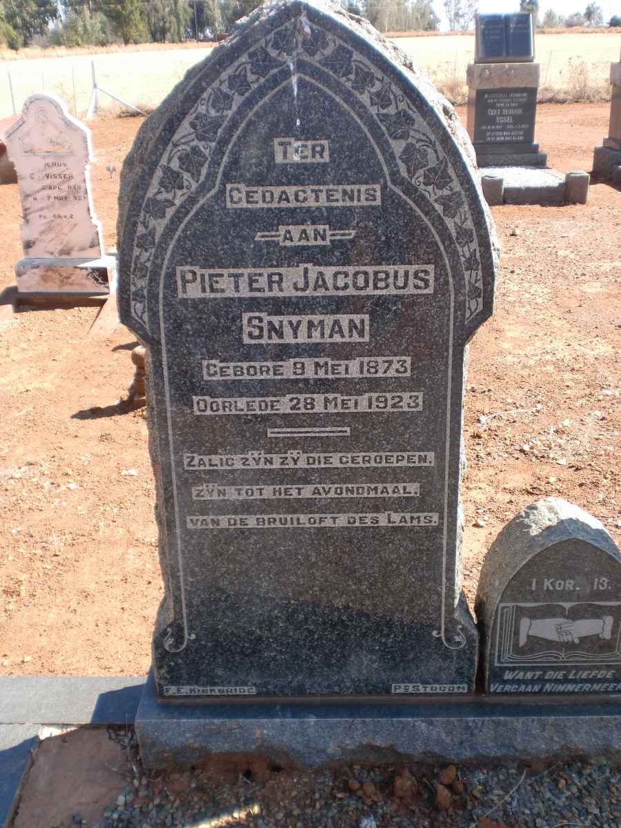 SNYMAN Pieter Jacobus 1873-1923