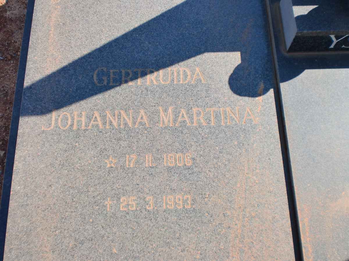 YSSEL Gertruida Johanna Martina 1906-1993