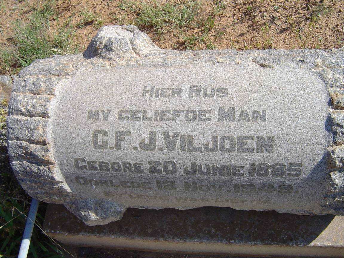 VILJOEN C.F.J. 1885-1949