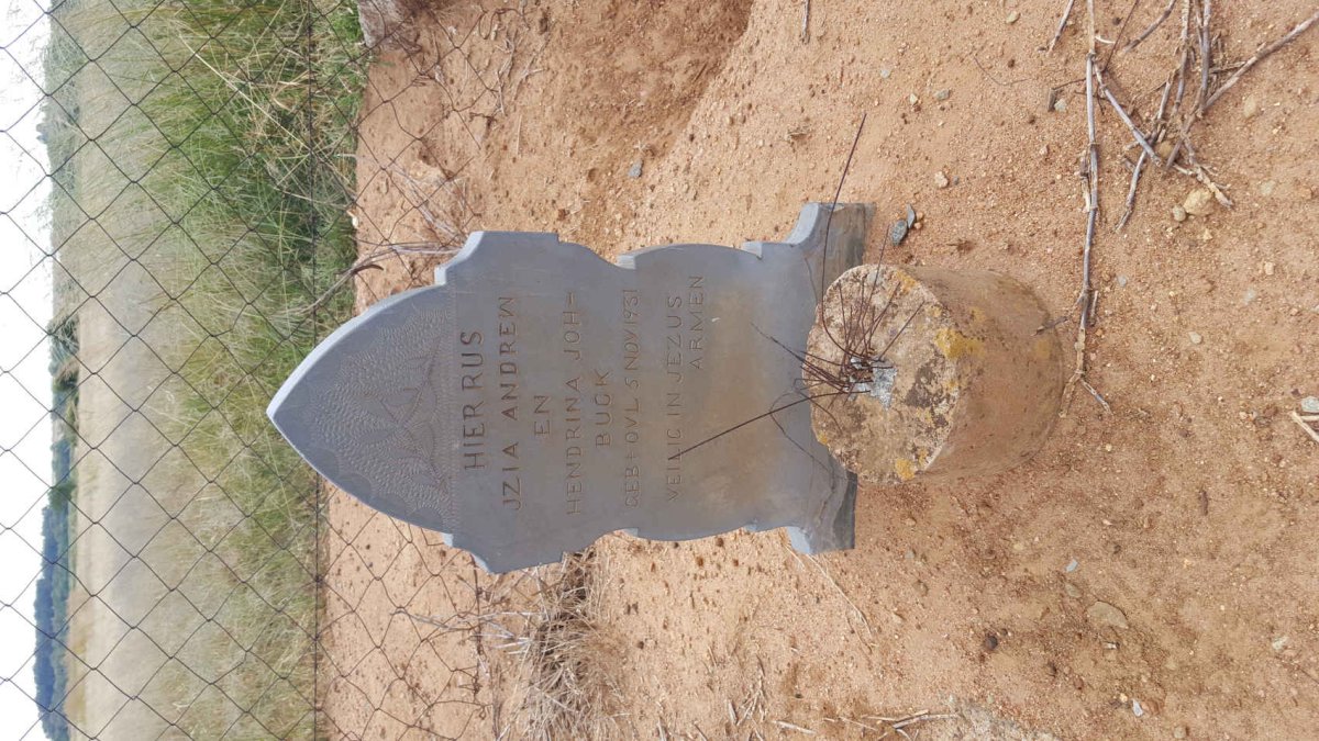 BUCK Jzia Andrew 1931-1931 :: BUCK Hendrina Joh 1931-1931