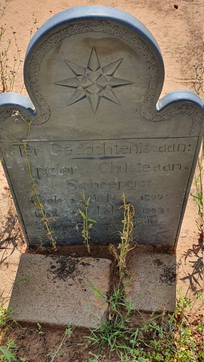 SCHEEPERS Pieter Christeaan 1899-1903