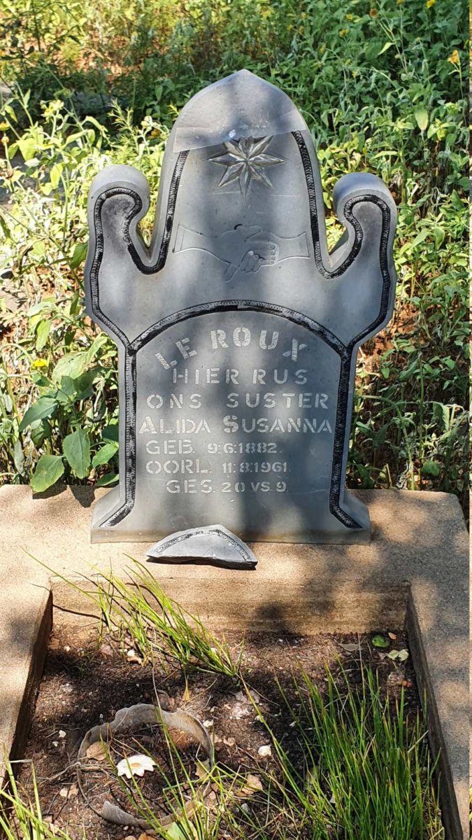 ROUX Alida Susanna, le 1882-1961