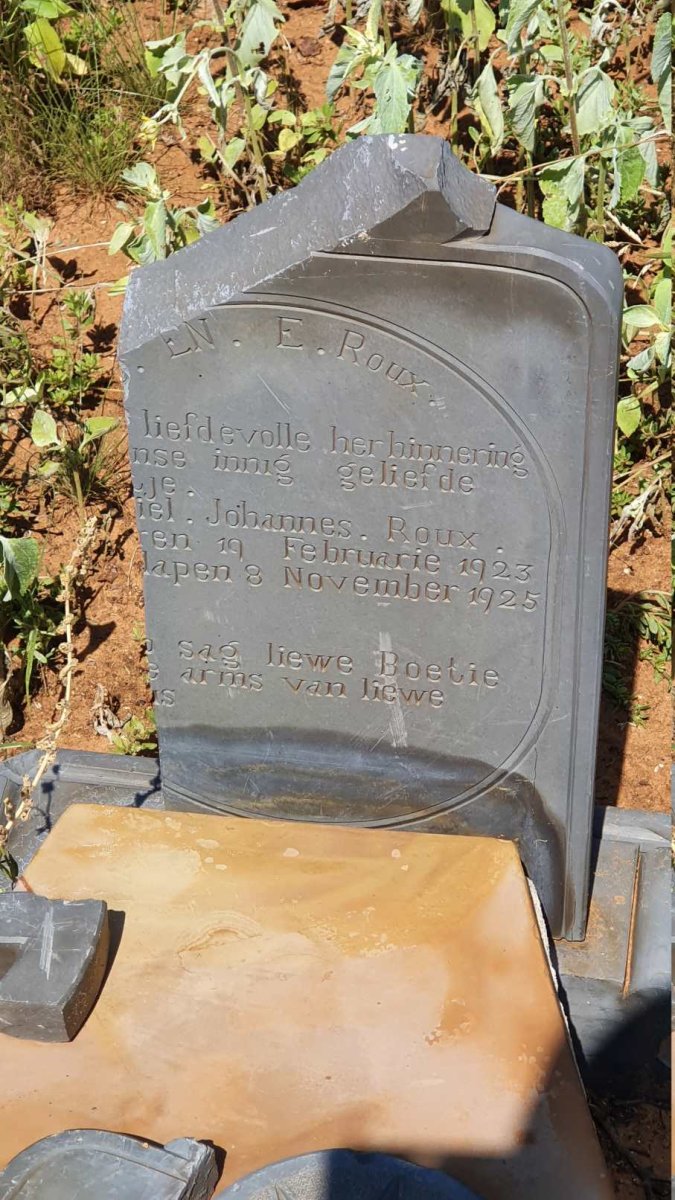 ROUX Gabriel Johannes 1923-1925