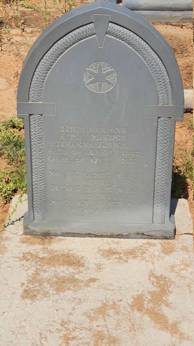 KRIEL Helena 1862-1947