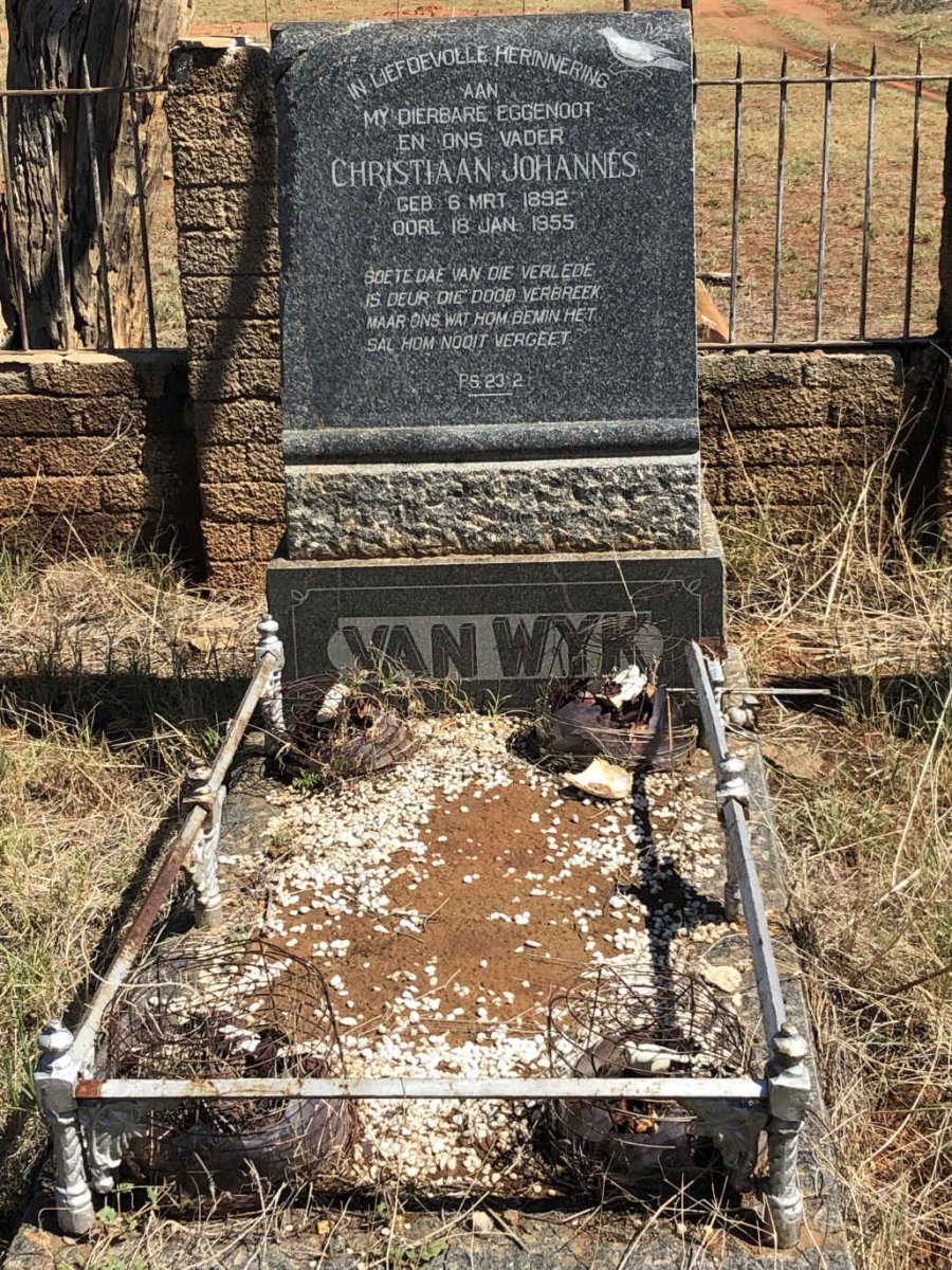 WYK Christiaan Johannes, van 1892-1955