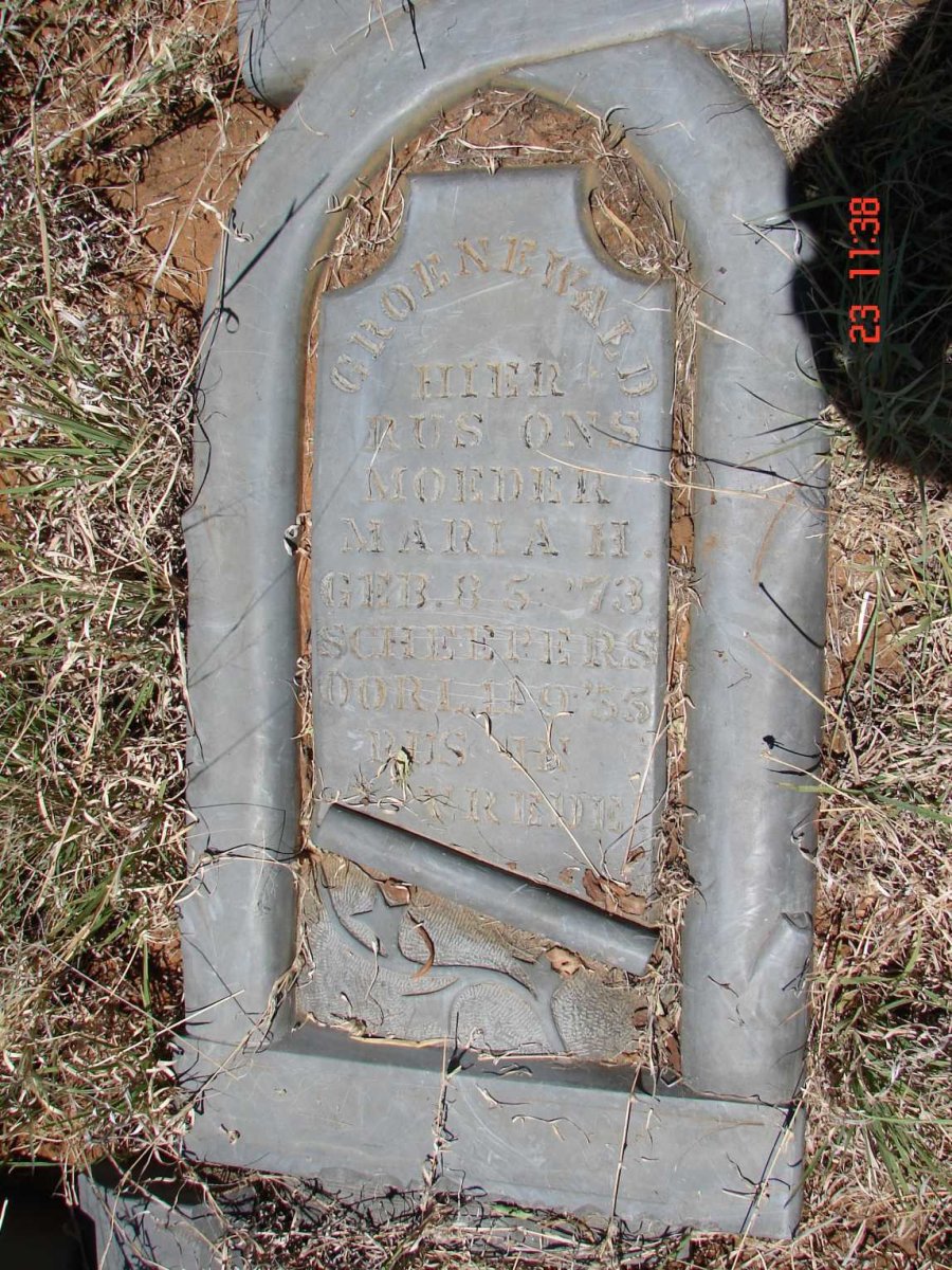 GROENEWALD Maria H. nee SCHEEPERS 1873-1955