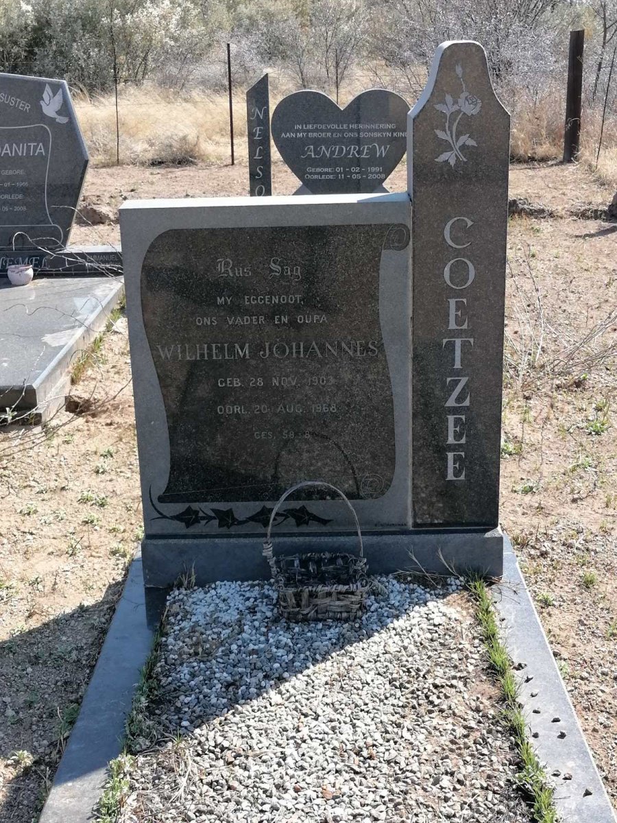 COETZEE Wilhelm Johannes 1903-1968