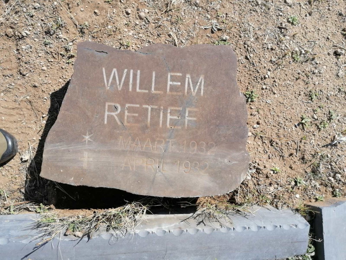 RETIEF Willem 1932-1932