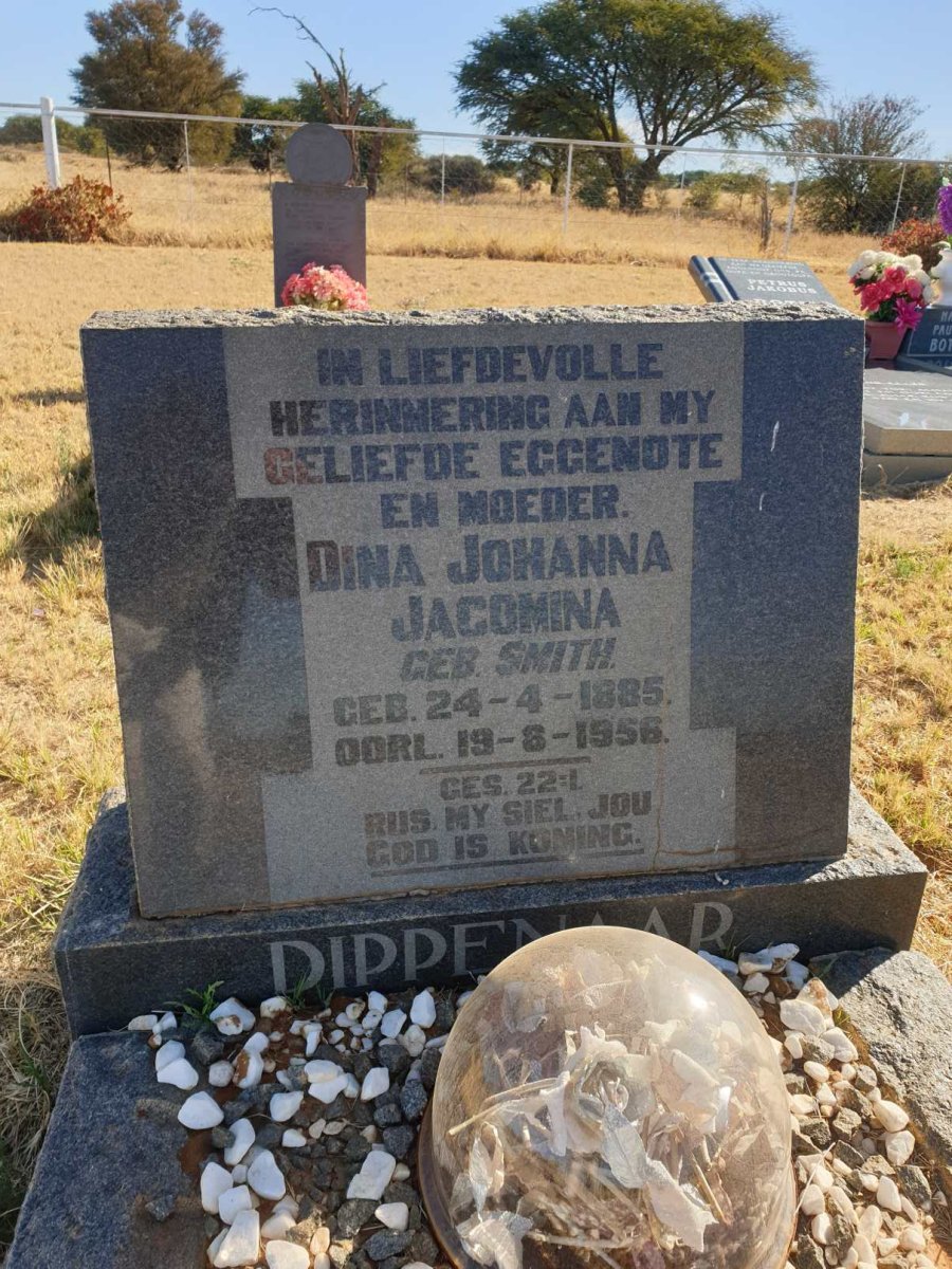 DIPPENAAR Dina Johanna Jacomina nee SMITH 1885-1956