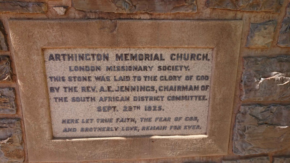 09. Memorial Stone : Arthington Church 1925