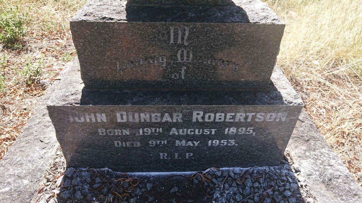 ROBERTSON John Dunbar 1895-1953_2