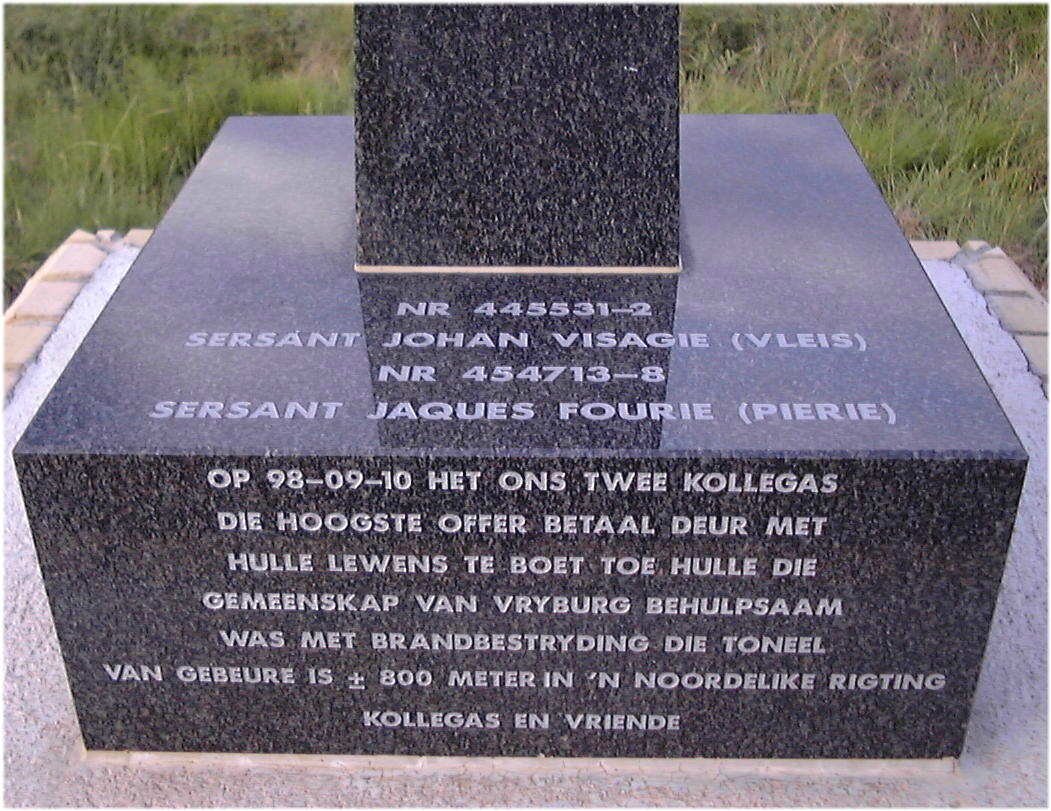 VISAGIE Johan -1998   :: FOURIE Jaques -1998