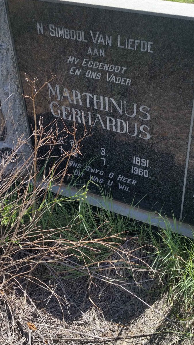 BEER Marthinus Gerhardus, de 1891-1960