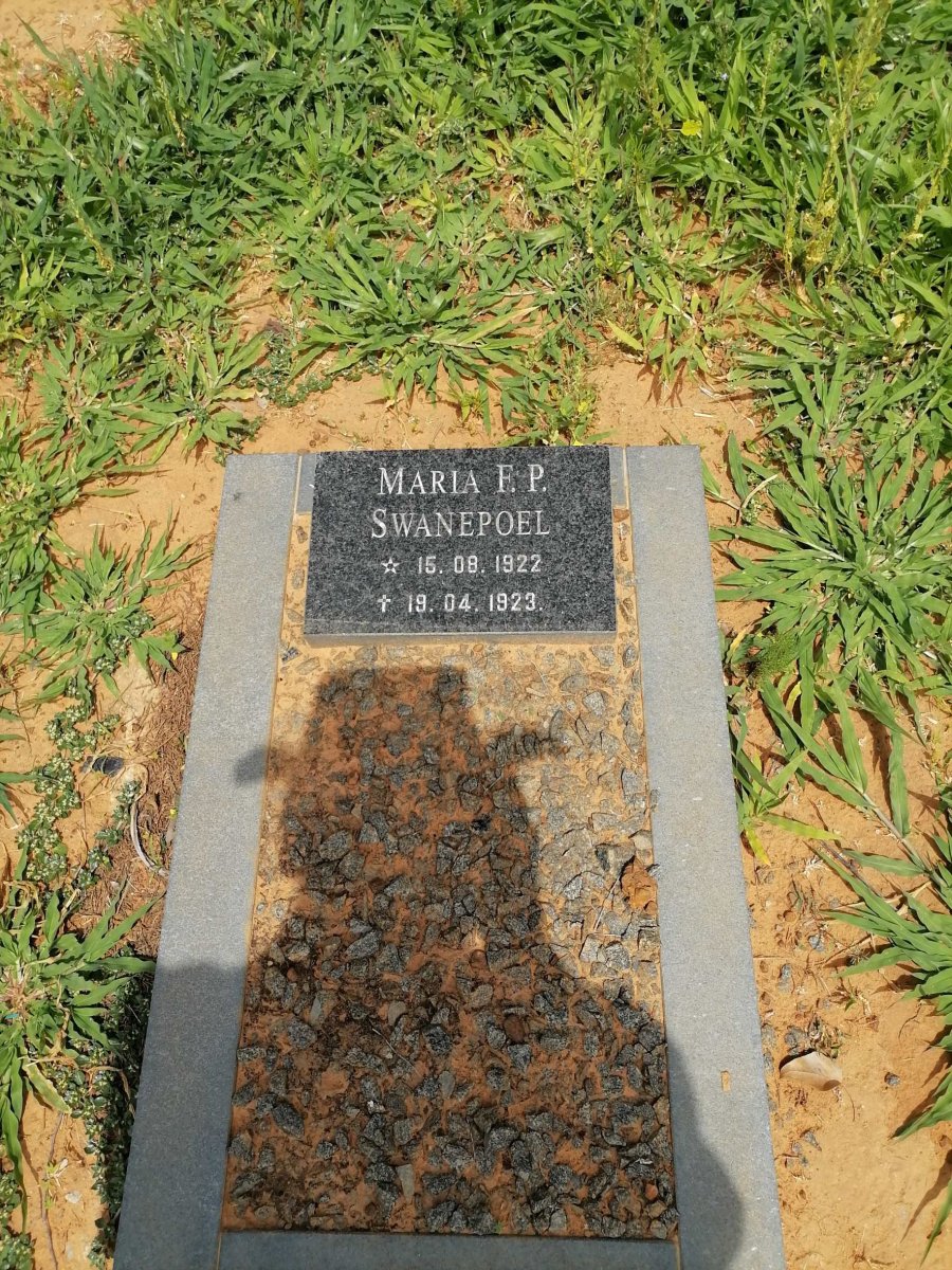 SWANEPOEL Maria F.P. 1922-1923