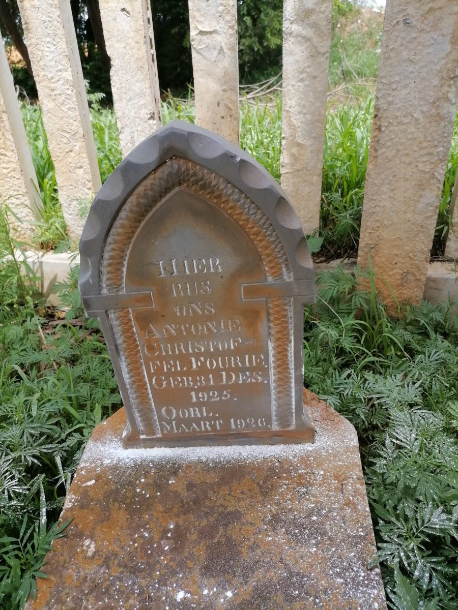 FOURIE Antonie Christoffel 1925-1926