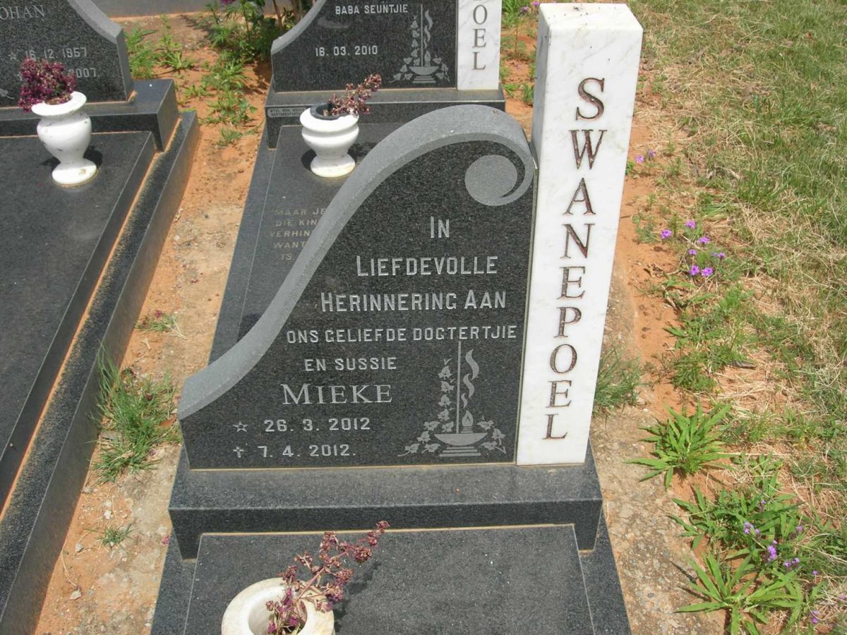 SWANEPOEL Mieke 2012-2012
