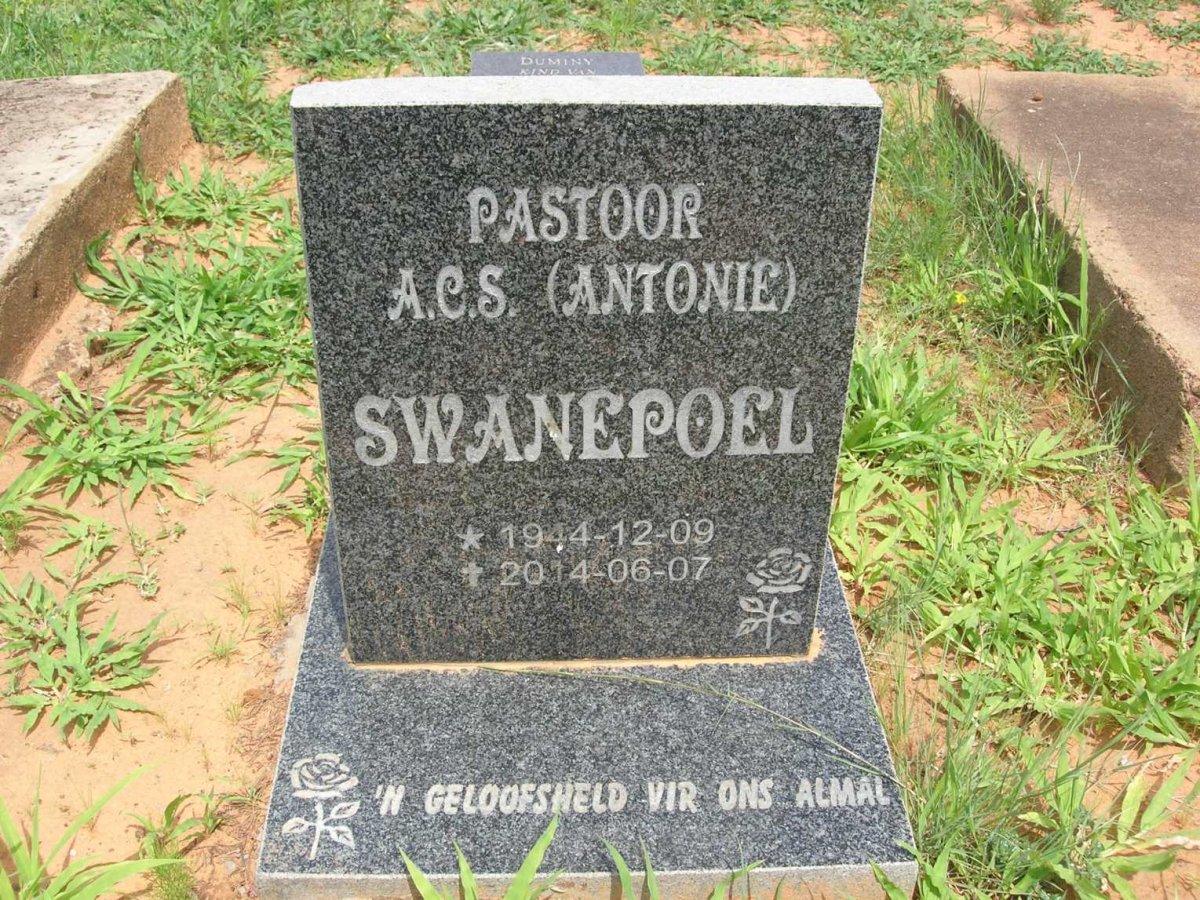 SWANEPOEL A.C.S. 1944-2014