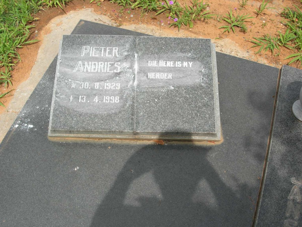 RENSBURG Pieter Andries, Janse van 1929-1998 &amp; Sara Aletta P. 1934-
