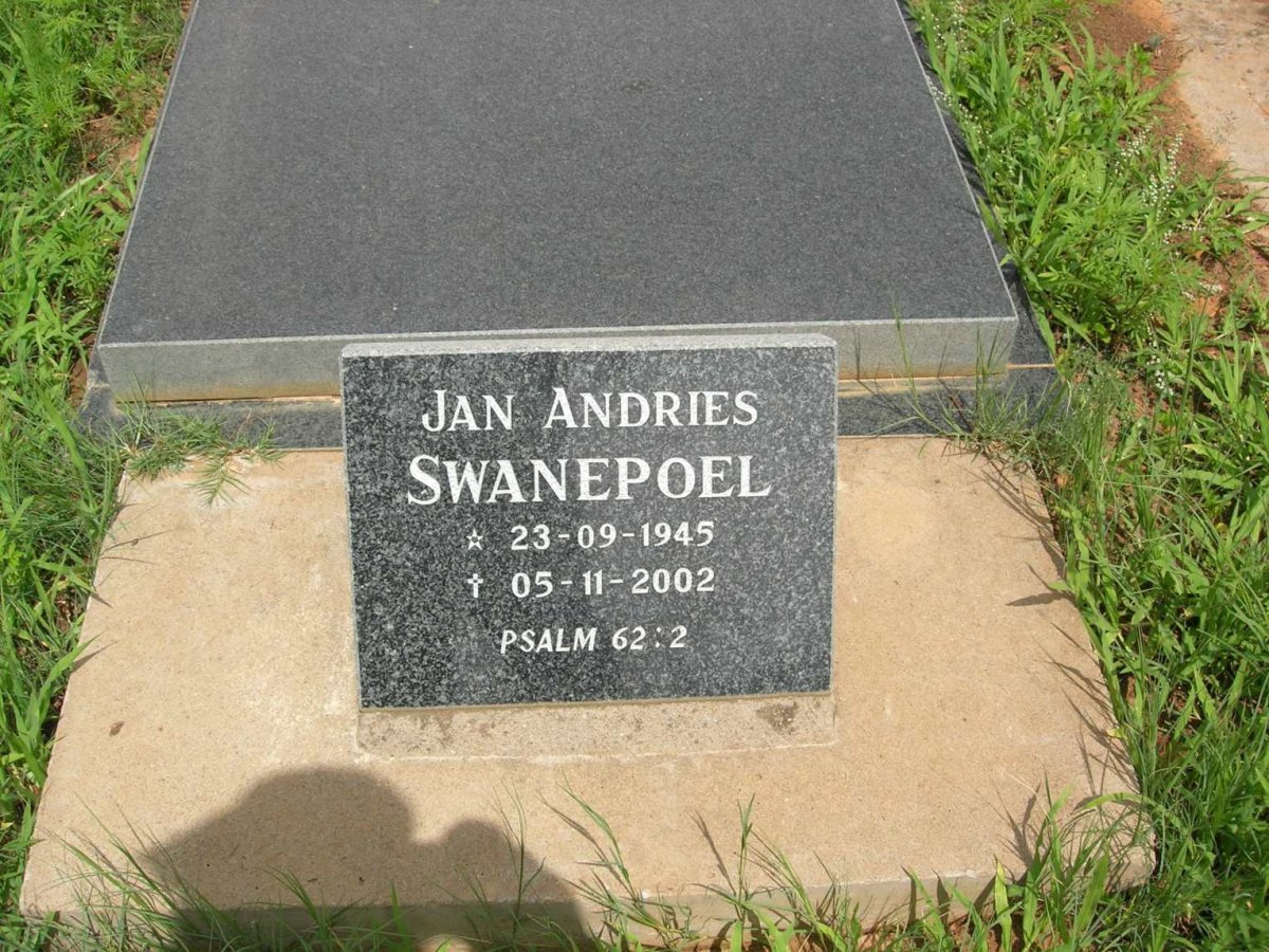 SWANEPOEL Jan Andries 1945-2002