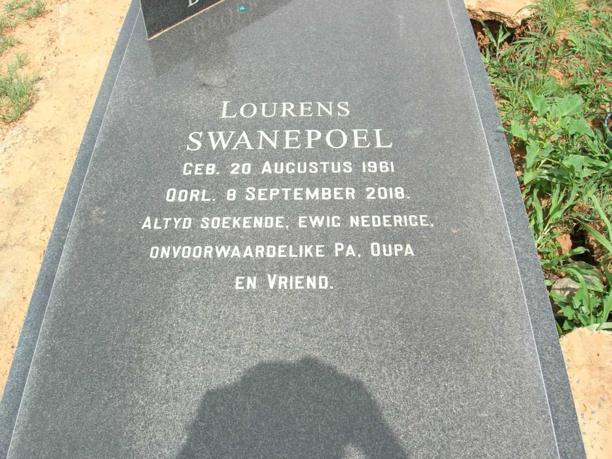 SWANEPOEL Lourens 1961-2018