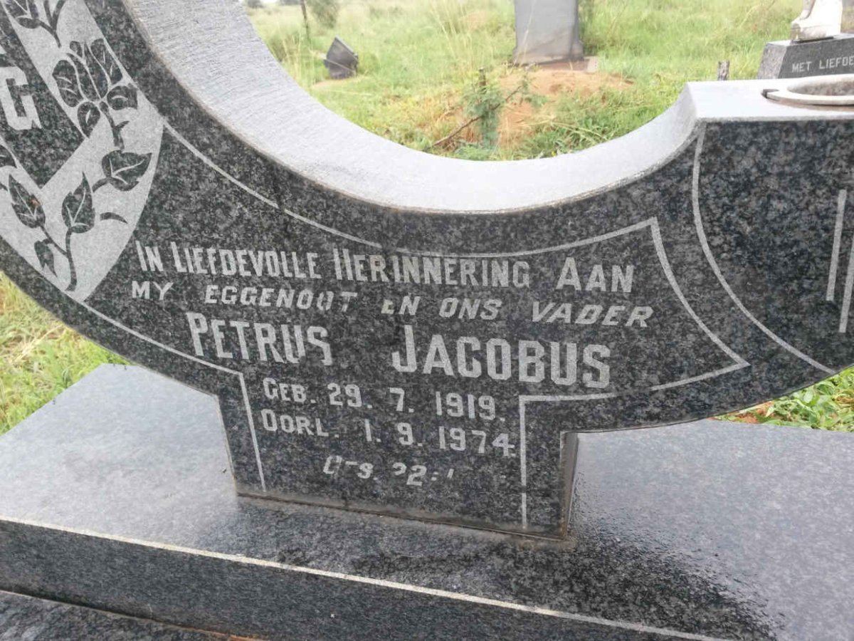 STEENBERG Petrus Jacobus 1919-1974