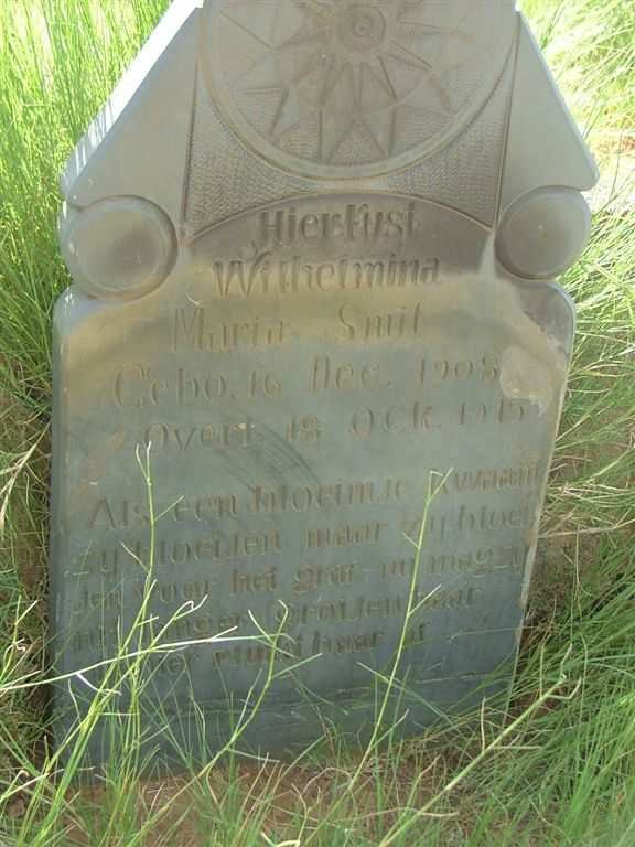 SMIT Wilhelmina Maria 1908-1915