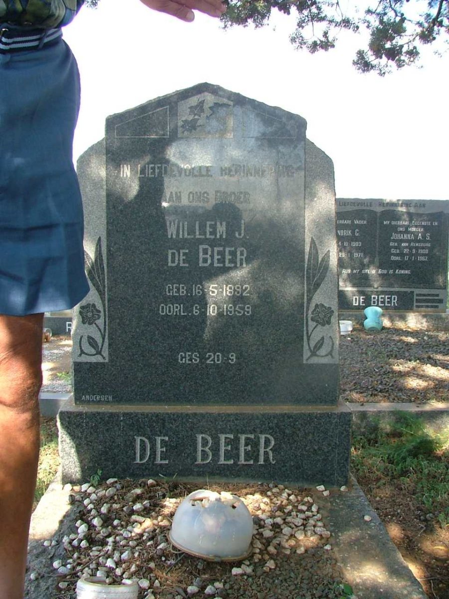 BEER Wilem J., de 1892-1958