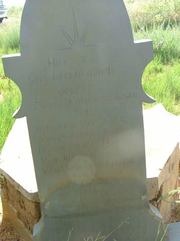 SMIT Elizabeth Aletta Nicolasina 1916-1922