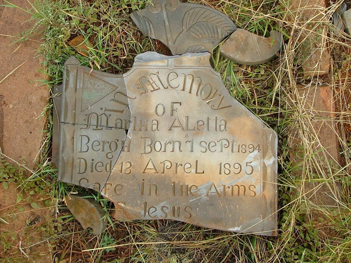 BERGH Martha Aletta 1894-1895