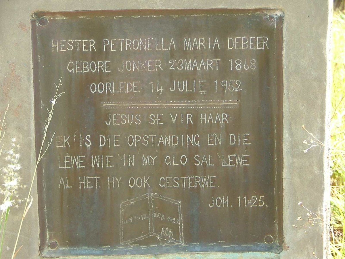 BEER Hester Petronella Maria, de geb JONKER 1868-1952
