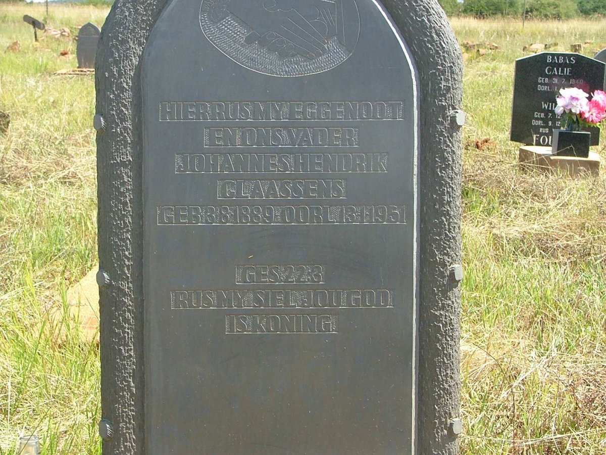 CLAASENS Johannes Hendrik 1889-1951
