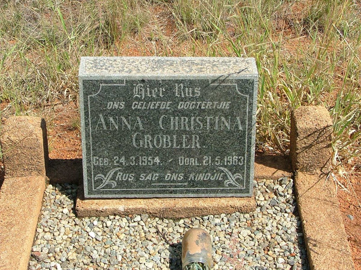 GROBLER Anna Christina 1954-1963
