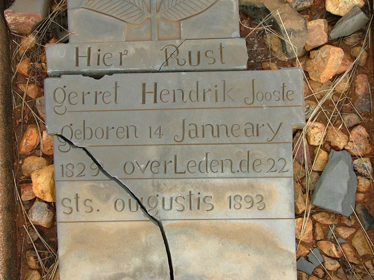 JOOSTE Gerret Hendrik 1829-1893