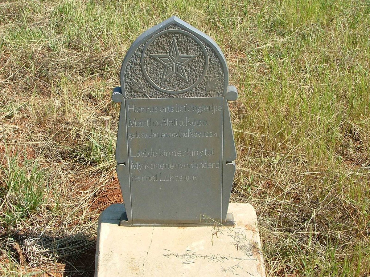 KOEN Martha Aletta 1933-1934
