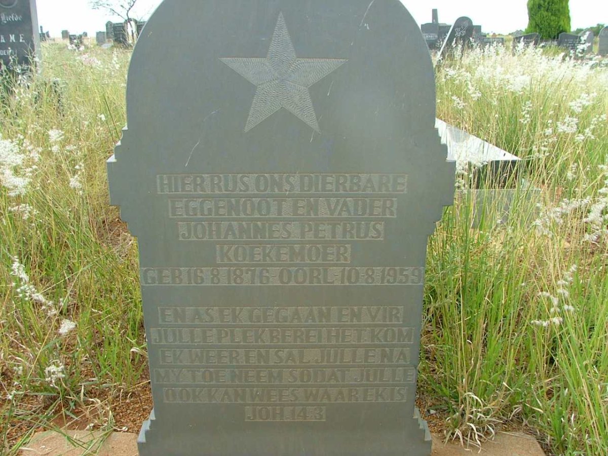 KOEKEMOER Johannes Petrus 1876-1959