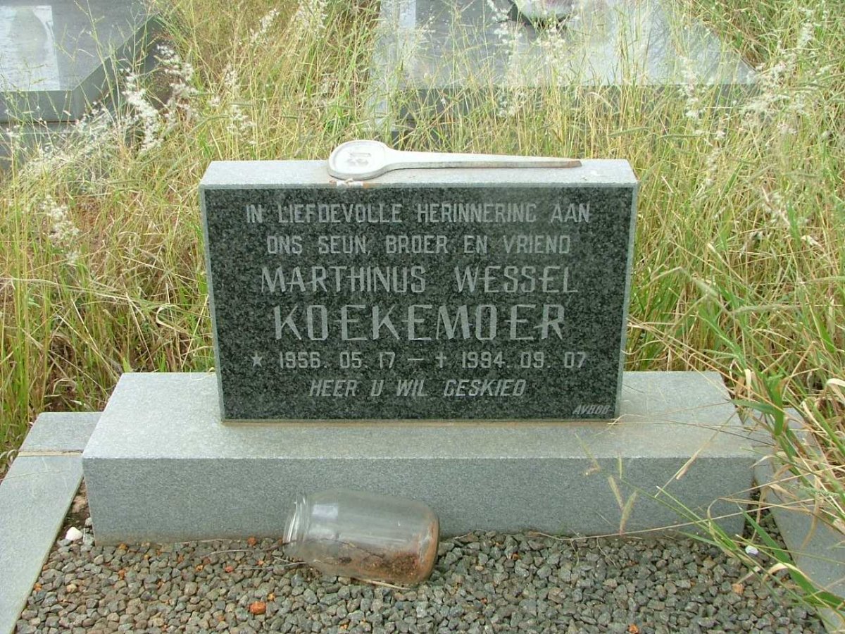 KOEKEMOER Marthinus Wessel 1956-1994