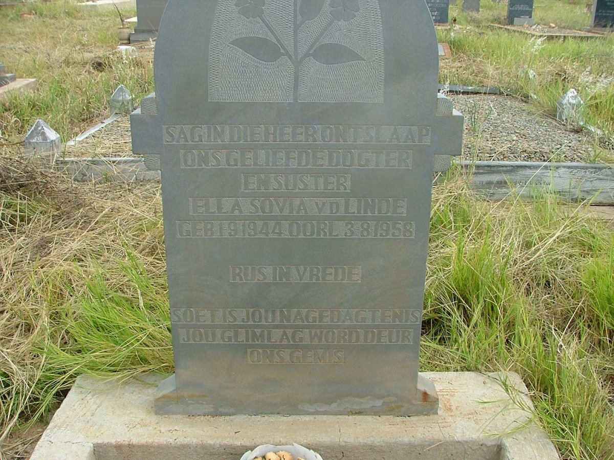 LINDE Ella Sovia, v.d. 1944-1958
