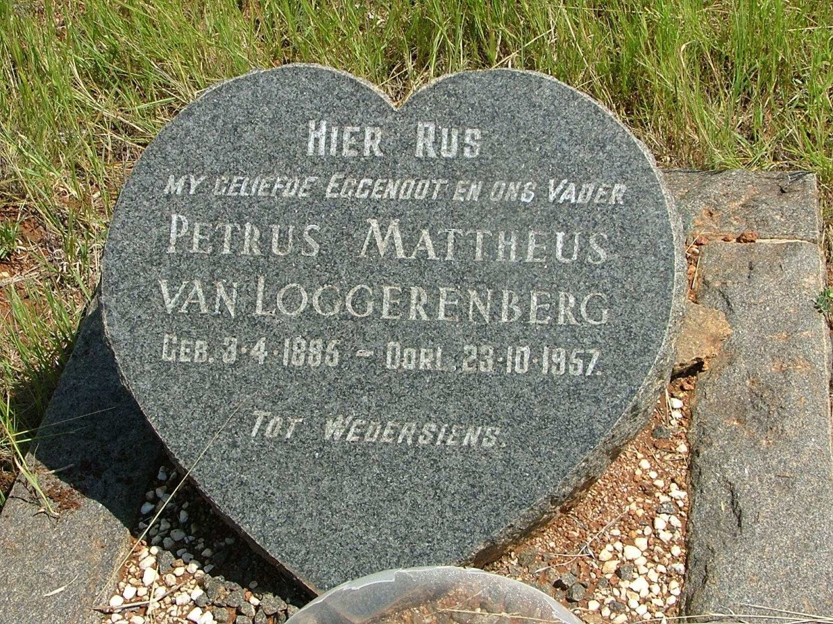 LOGGERENBERG Petrus Mattheus, van 1895-1957