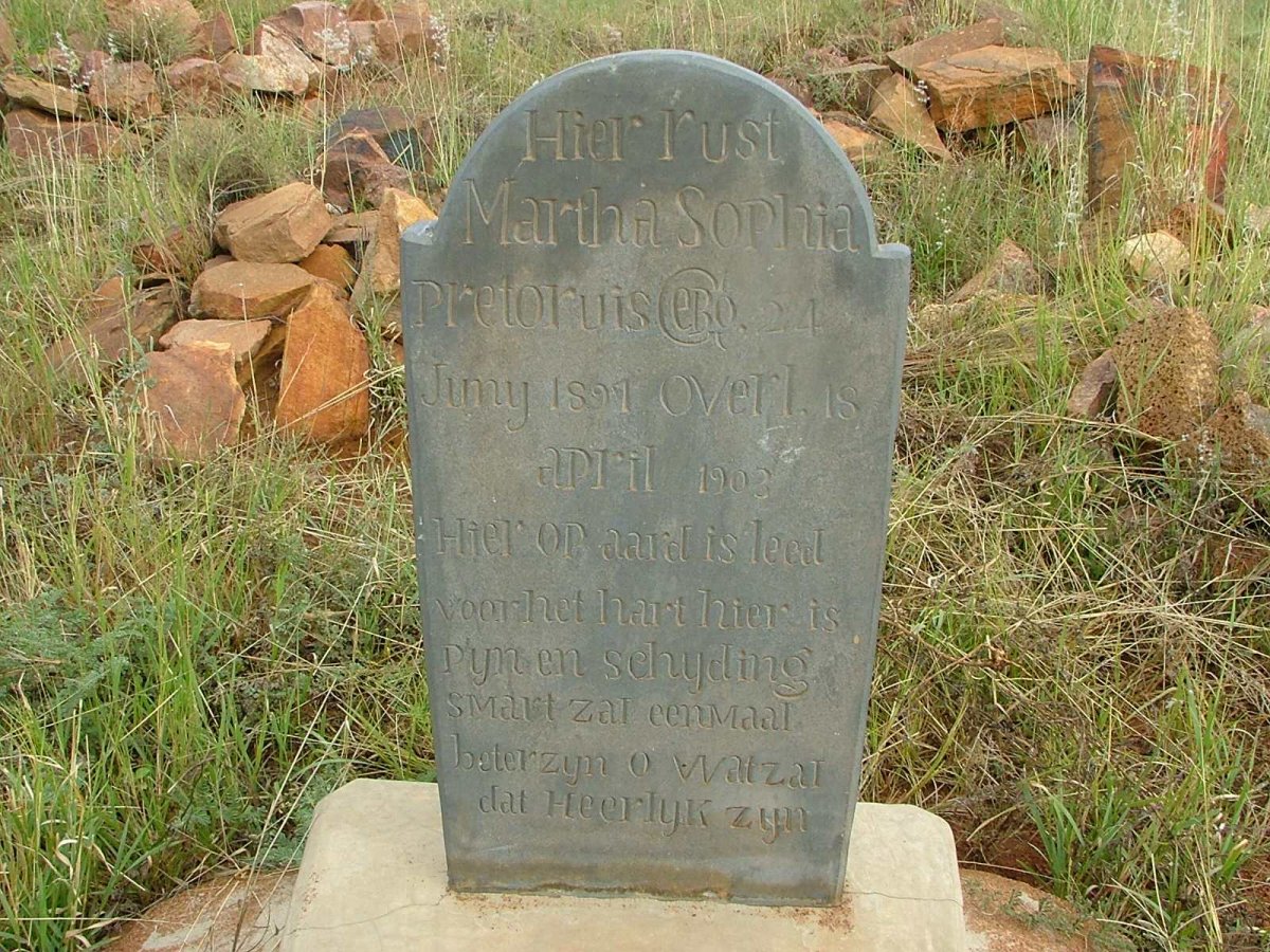 PRETORIUS Martha Sophia 1891-1903