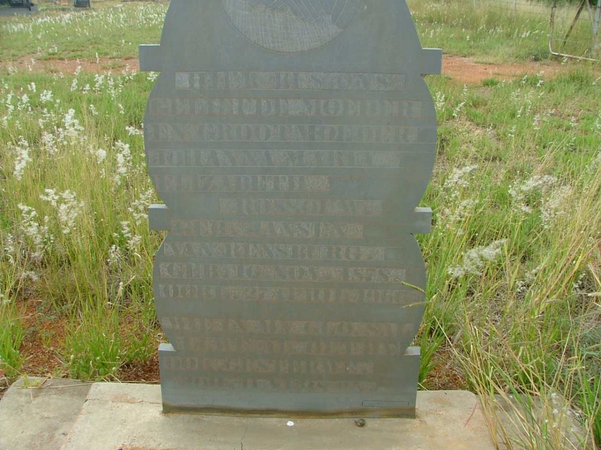 ROSSOUW Johanna Maria Elizabeth nee JANSEN VAN  RENSBURG 1878-1966