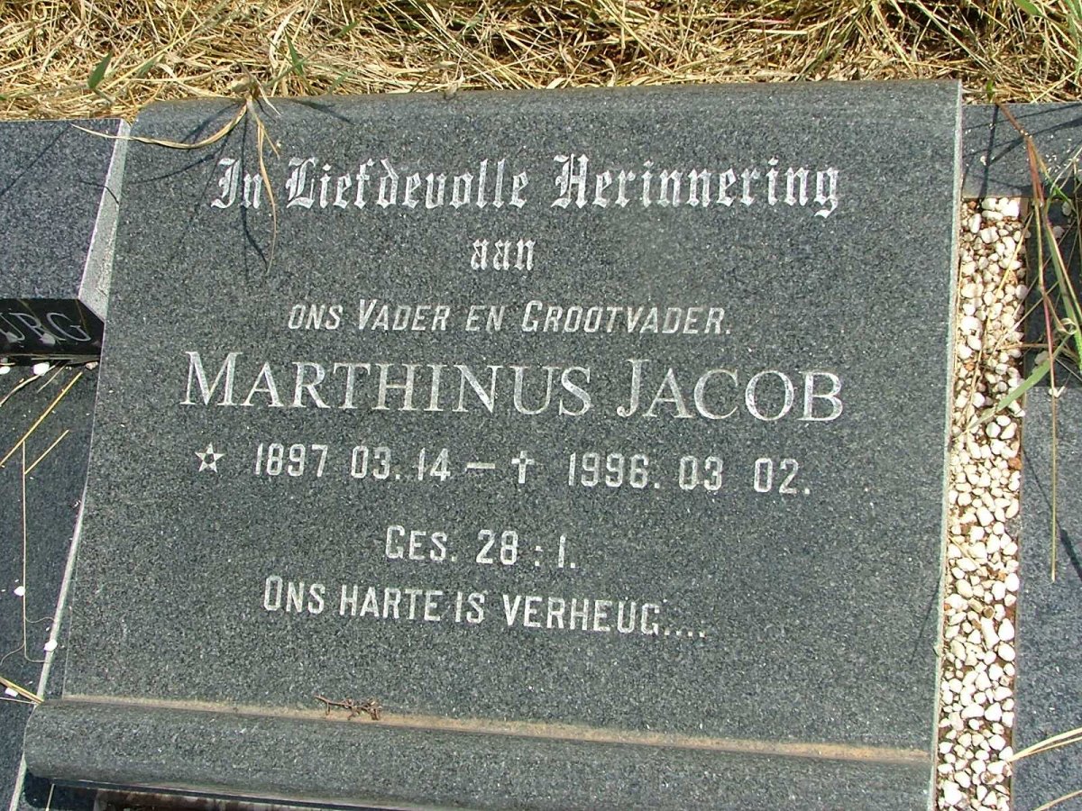 RENSBURG Martinus Jacob, Jansen van 1897-1996