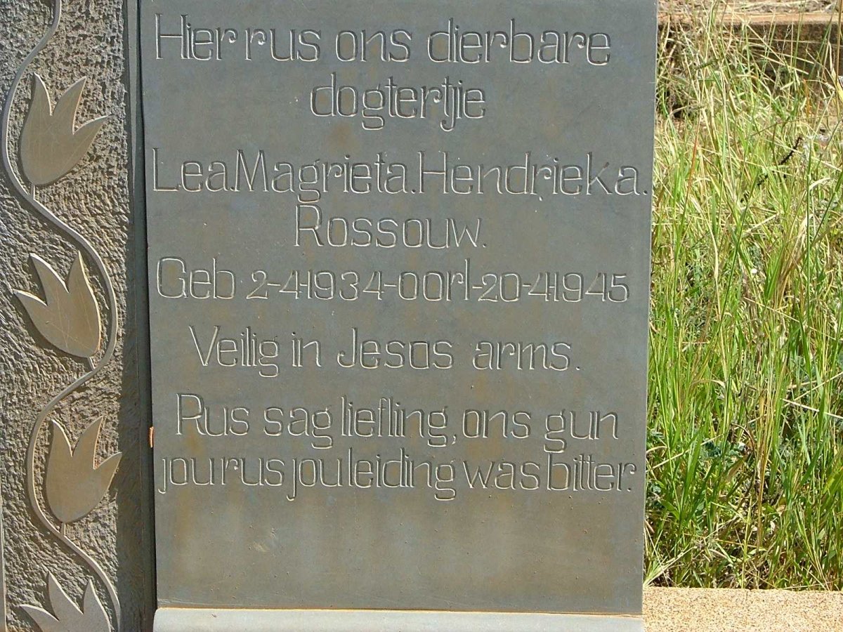 ROSSOUW Lea Magrieta Hendrieka 1934-1945